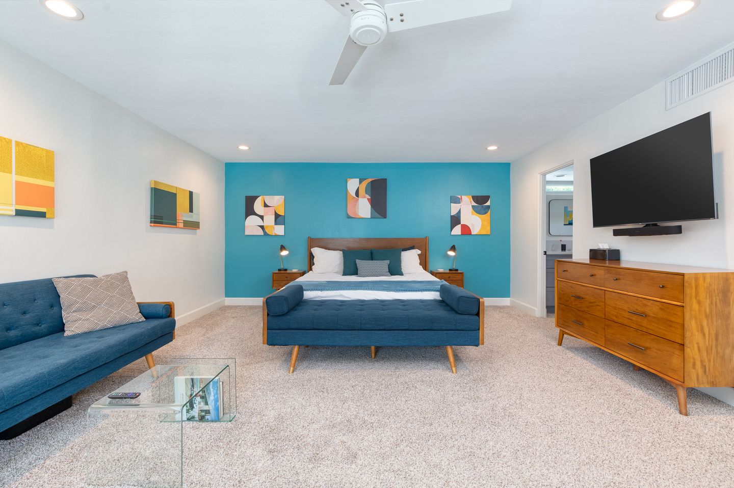 Aqua Bedroom